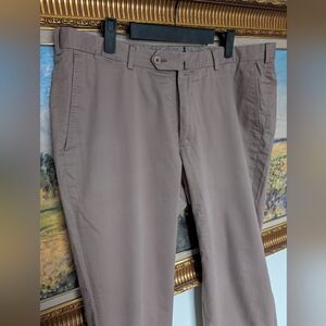 Ermenegildo Zegna Khaki Brown Chino Pants